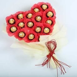 rocher heart bouquet