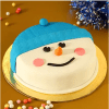 Snowman cake