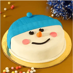 Snowman cake