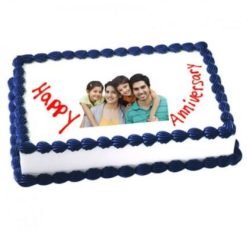 Rectangular Photocake for Anniversary