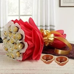 Rochers Bouquet with Diyas