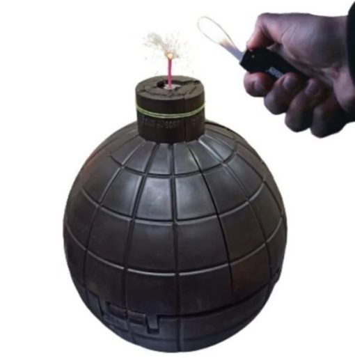 Chocolaty Photo Cake in a Bomb Shell1