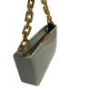 Chunky Chain Green Purse5