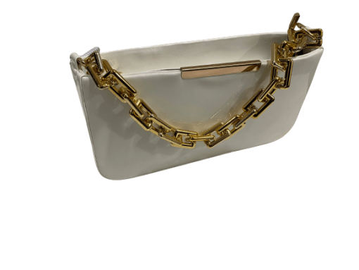 Chunky Chain White Purse1