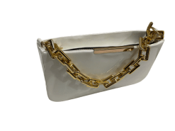 Chunky Chain White Purse2