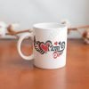 Heart Mom & Dad Mug