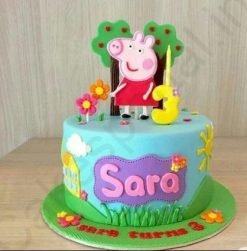 Designer Piggie Cake