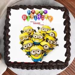 Despicable-me-Design-Square-Shape-Cake-1