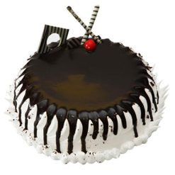 Choco Vanilla Diwali Cake