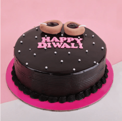 Diya Design Cake