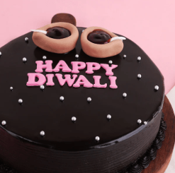 Diya Design Cake-1