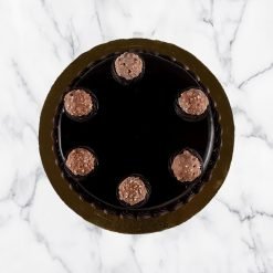 Ferrero Rocher Truffle Cake With Pink Roses