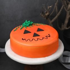 Scrumptious Jack O Lantern Cake