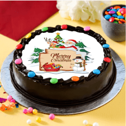 Christmas Poster Cake