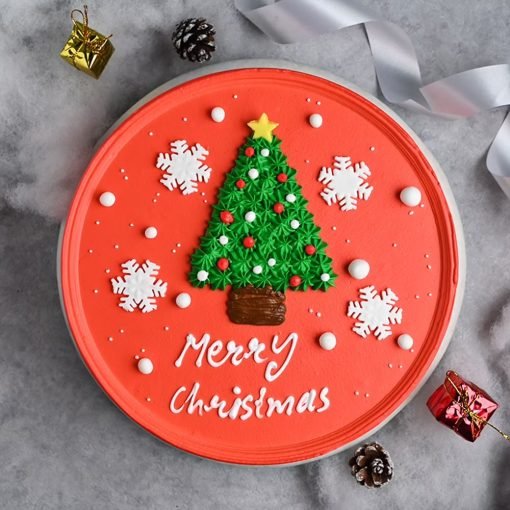 Christmas Tree Pineapple Cake1