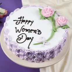 Delicious Womens Day Strawberry Cake