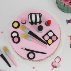 Fondant Makeup Designer Cake3