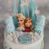 Frozen Anna Winter theme Cake