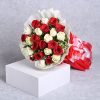 White And Red Rose For Karwa Chauth