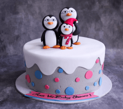 Multi Flavor Penguin Cake