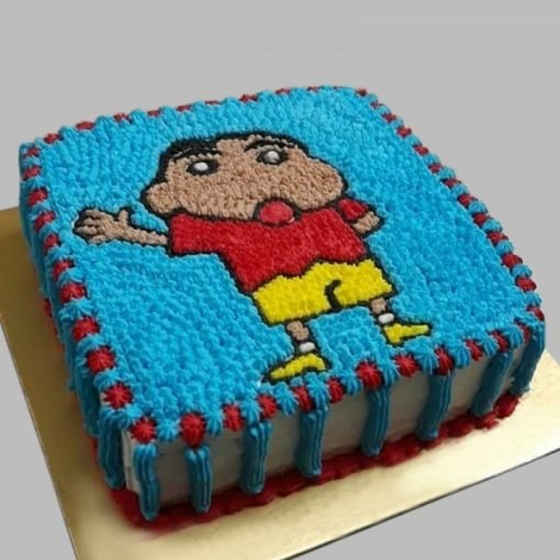 Square Shape Shinchan Cake