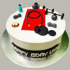 Gym Accessories Cake