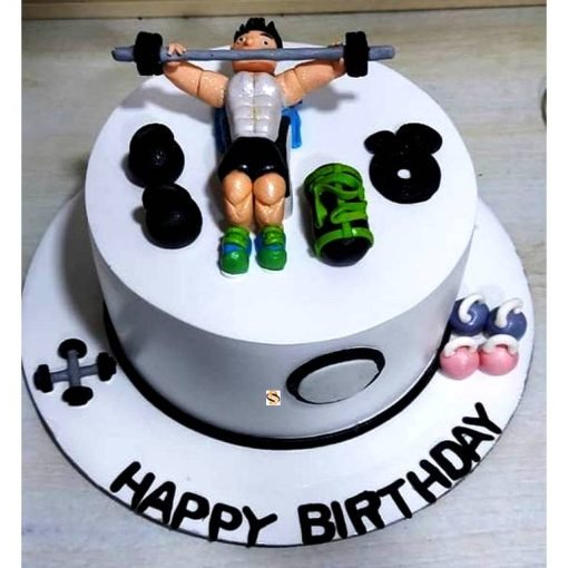 Chest Press Theme Cake