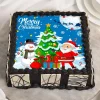 Square Shape Christmas Poster Cake