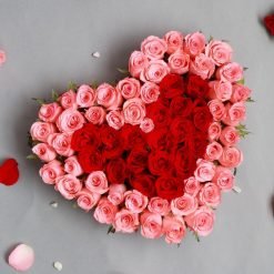 Roses Decorative In heart Shape